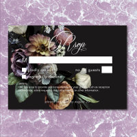 Elegante Crepúsculo Moody Floral Amueblada Sin Cen