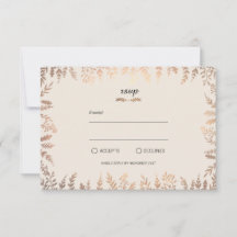 Elegante Foliage Faux Gold