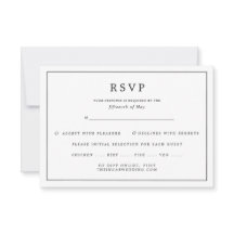 Elegante Minimalista Elección de Comida de Boda en