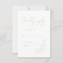 Elegante Monograma Minimalista Boda Floral Clásico