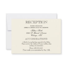 Elegante Recepción de Bodas Simple Tradicional