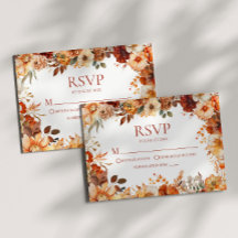 Elegante Rústica Boda Floral Otoño