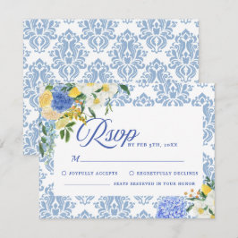 Tarjeta De Confirmación De Asistencia Encantador Burgundy & Maroon Floral Black Boda