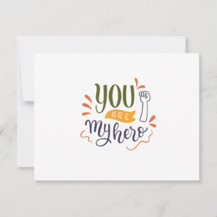 Tarjeta De Confirmación De Asistencia ¡Eres mi héroe!