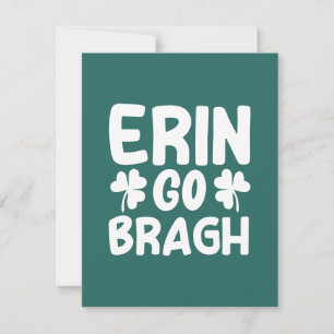 Tarjeta De Confirmación De Asistencia Erin Go Bragh-60850