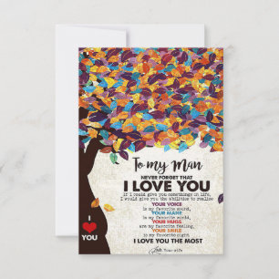 Tarjeta De Confirmación De Asistencia Esposo de mi hombre que amo esposo