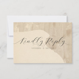 Tarjeta De Confirmación De Asistencia Estética neutra