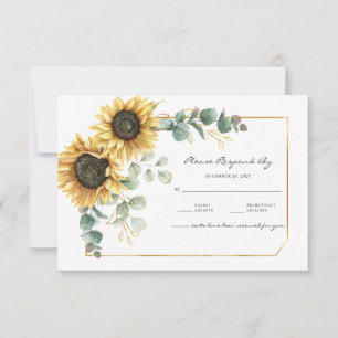 Tarjeta De Confirmación De Asistencia Eucalyptus Floral Botánica