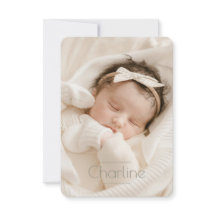 Faire-Part de naissance Charline