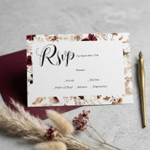 Fall Wildflowers Floral Wedding