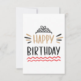 Tarjeta De Confirmación De Asistencia Feliz cumpleaños