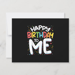 Tarjeta De Confirmación De Asistencia Feliz Cumpleaños Para Mí Divertido Cumpleaños