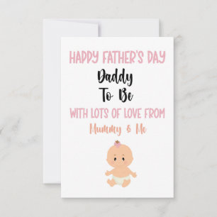 Tarjeta De Confirmación De Asistencia Feliz Día del Padre desde la tarjeta de mamá y yo