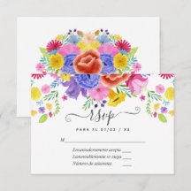 Fiesta española floral Quinceañera