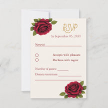 Floral Burgundy Elegante