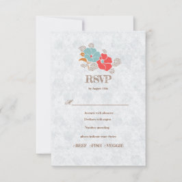 Tarjeta De Confirmación De Asistencia "Floral Elegance" Collection