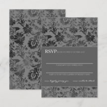Floral Gris Oscuro