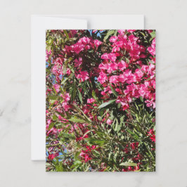 Tarjeta De Confirmación De Asistencia Floral rosa