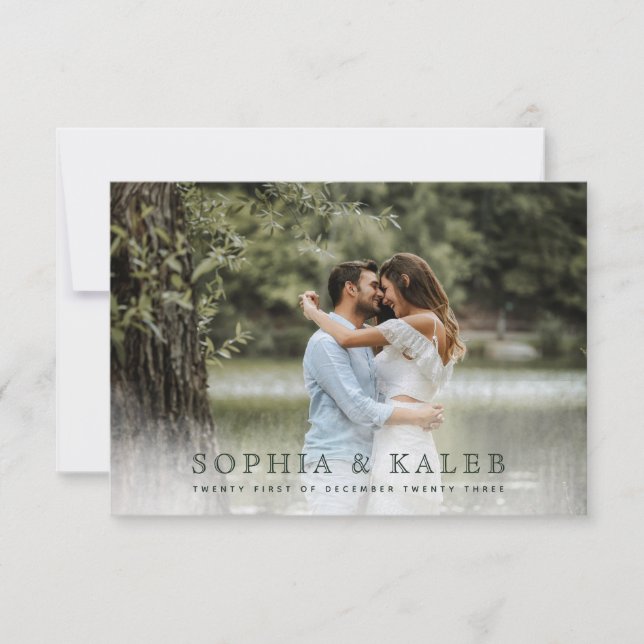 Tarjeta De Confirmación De Asistencia Floral rústica (Anverso)