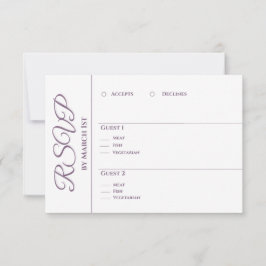 Tarjeta De Confirmación De Asistencia Flores de acuarela-hacemos Boda-