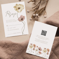 Flores de adormidera islandesas Boho