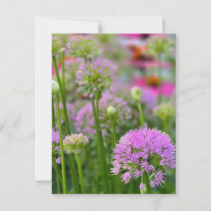Tarjeta De Confirmación De Asistencia Flores de verano