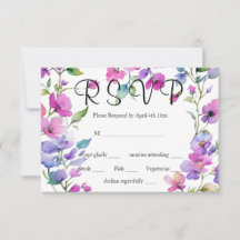 Flores marinas de color púrpura elegante