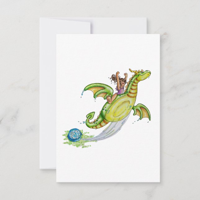 Tarjeta De Confirmación De Asistencia Flotación de la piscina (Anverso)