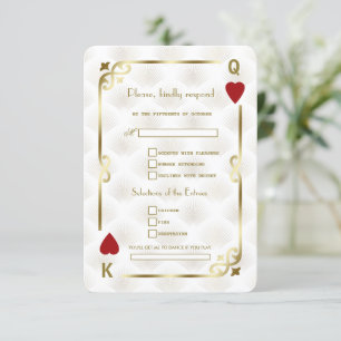 Tarjeta De Confirmación De Asistencia Gold Casino Las Vegas Gatsby Song Request Boda