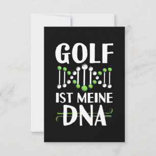 Tarjeta De Confirmación De Asistencia Golf Es Mi ADN
