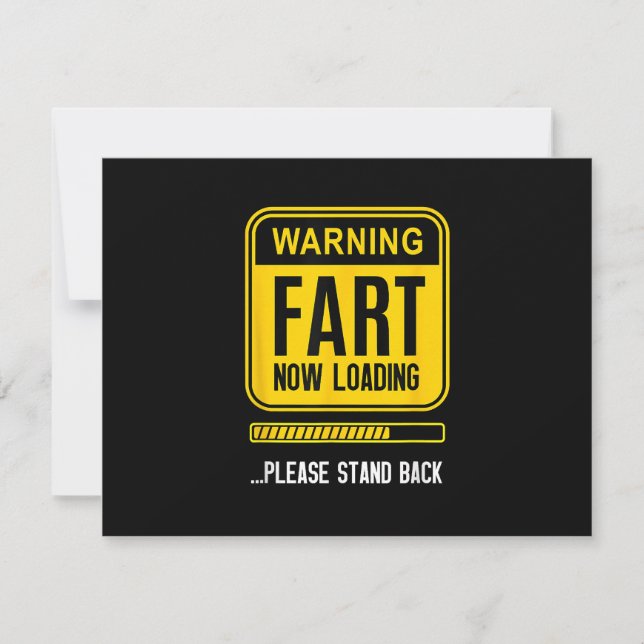 Tarjeta De Confirmación De Asistencia Graciosa broma (Anverso)