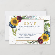 Greenery Sunflower Floral Gold Purpurina Boda
