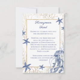 Tarjeta De Confirmación De Asistencia Honeymoon Fund QR Code Insert Card