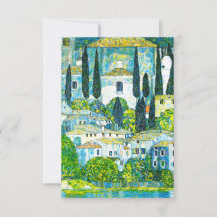 Tarjeta De Confirmación De Asistencia Iglesia de Cassone Gustav Klimt