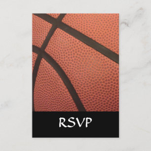 Tarjeta De Confirmación De Asistencia Imagen deportiva de baloncesto