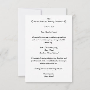 Tarjeta De Confirmación De Asistencia ¡Invitaciones de cumpleaños de alta calidad! Tarje