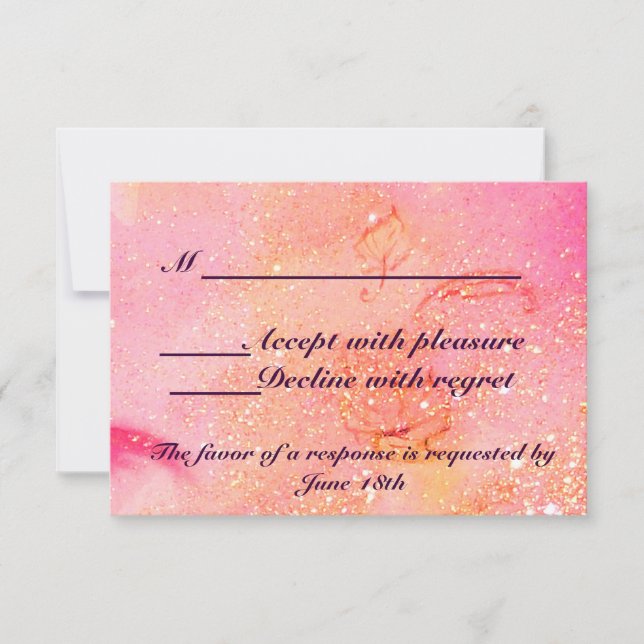 TARJETA DE CONFIRMACIÓN DE ASISTENCIA JARDÍN DE LAS SOMBRAS PERDIDAS / MAGIC BUTTERFLY R (Anverso)