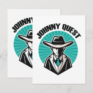 Tarjeta De Confirmación De Asistencia Johnny Quest