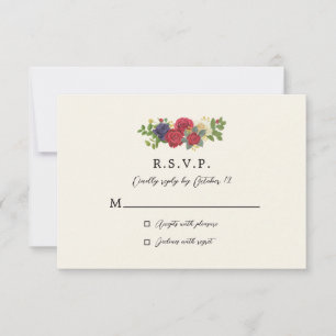 Tarjeta De Confirmación De Asistencia Kentucky Derby Inspired Boda