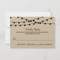 La colección de Bodas Rustic Kraft Lights
