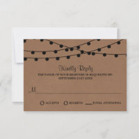 La colección de Bodas Rustic Kraft Lights