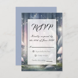 Tarjeta De Confirmación De Asistencia Lanternlight Dreams Enchanted Forest