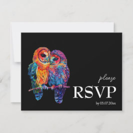 Tarjeta De Confirmación De Asistencia LGBTQ+ con requisitos dietéticos Unidad eterna