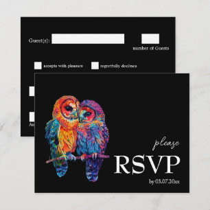 Tarjeta De Confirmación De Asistencia LGBTQ+ con requisitos dietéticos Unidad eterna