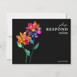 Tarjeta De Confirmación De Asistencia 🌈 LGBTQ Responder Online Petals & Pride