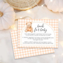 Libro de Teddy Calabacita Naranja para Baby Shower