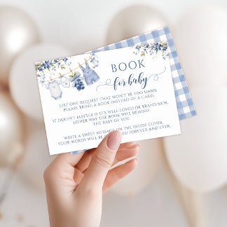 Tarjeta De Confirmación De Asistencia Libro Dulce De Arándanos Lindos Para Baby Shower
