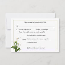 Lirio elegante de Calla blanca