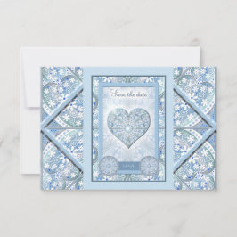 Tarjeta De Confirmación De Asistencia Lugar cerámico Azul claro