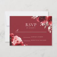 Luxe Radiance Ruby Red Roses Bloom Boda